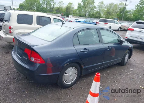 2006 Honda Civic Hybrid z USA, uszkodzony, nr VIN JHMFA36246S008051